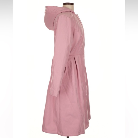 EUC RainSisters RARE Full Circle fit and flare pink Raincoat M - Picture 4 of 16